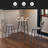 Round bar stool set with shelves, stool with backrest-413043624-413043625