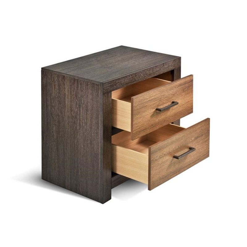 Table de chevet 2 tiroirs Herrald