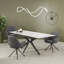 Commings Metal Base Dining Table-76002909