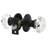 Crystal Door Knobs Keyless Lock with Round Rosette-126322832-52011725
