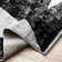Jashua Black White Grey Distressed Geometric Area Rug