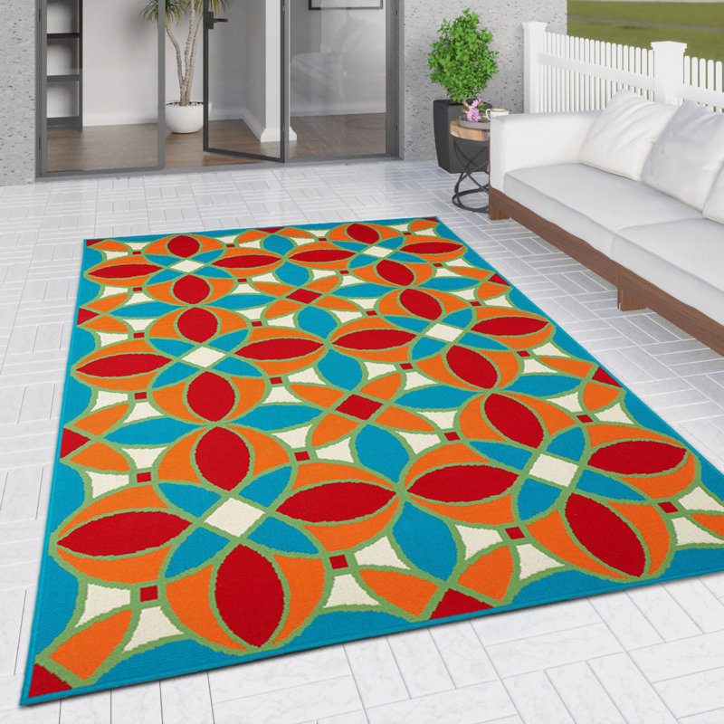 Quintero Moroccan Indoor / Outdoor Area Rug, Rectangle 120 x 170cm