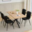 44cm H Cotton Upholstered Metal Side Chair-4628362