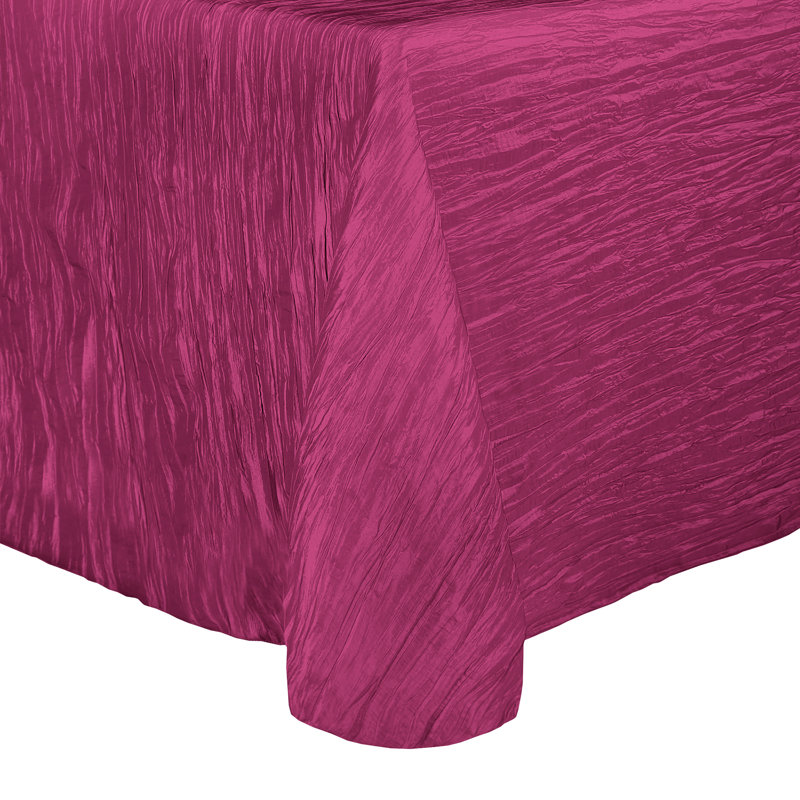 Nappe unie carrée, Rose fuchsia, L 96 po x P 96 po, 1