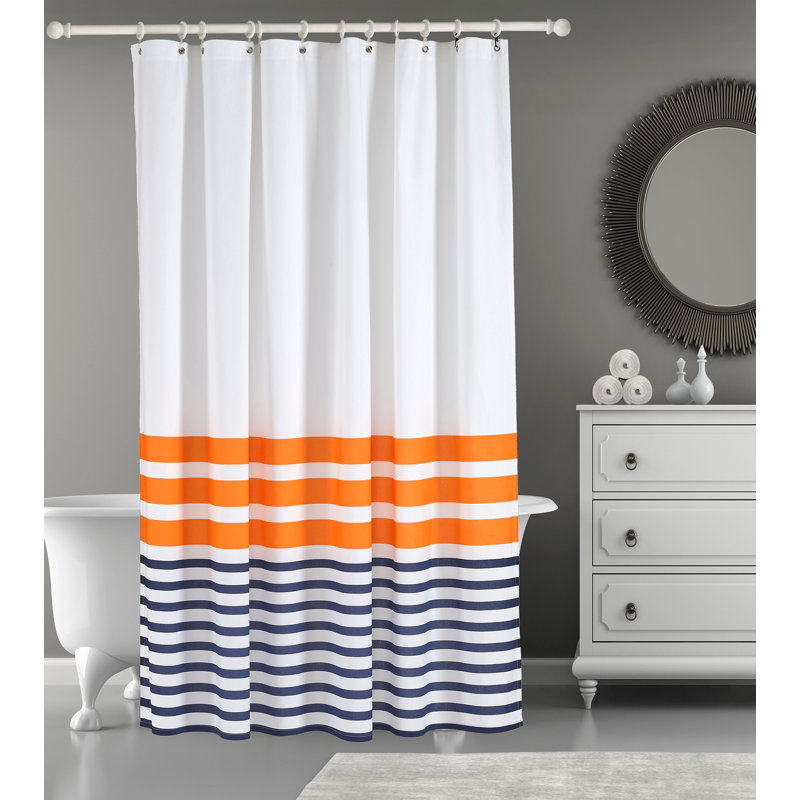 Rideau de douche Brooks Brothers, Orange