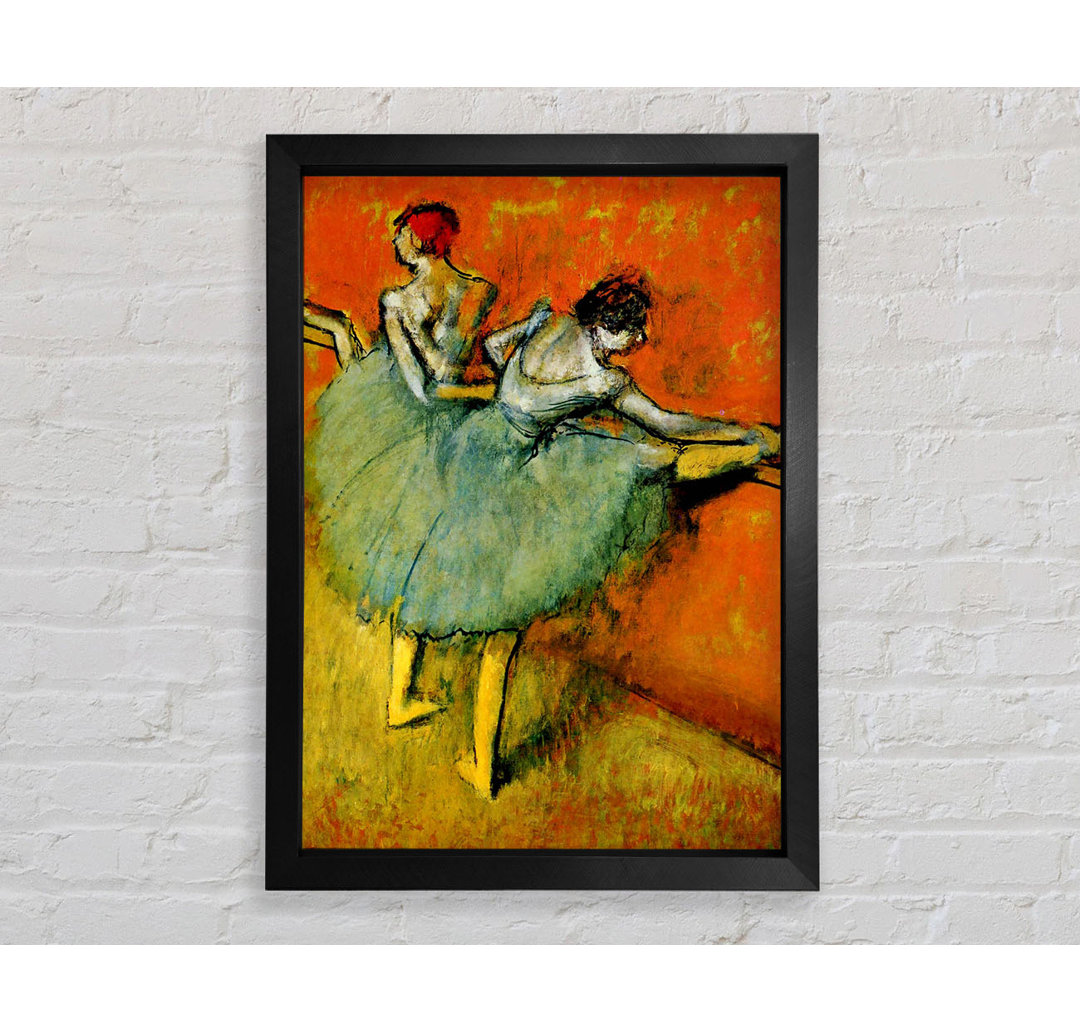 Ballerina Zwillinge von Edgar Degas - Einzelner Bilderrahmen Kunstdrucke