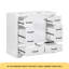 Meuble-lavabo 36 po sans lavabo, base d'armoire seulement, six tiroirs, diviseur de tiroir multifonctionnel, tablette réglable, blanc-117277276