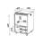 Caufield 1 Door Tambour Unit