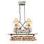 35" Long Personalized Canoe 4 Light Chandelier