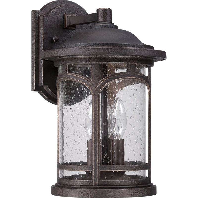 Lanterne murale d'extérieur à 3 ampoules Sheppard, H 14,5 po x l 9 po x P 10 po, Bronze palladien