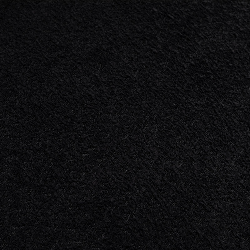 Chaise d'appoint rembourrée Kyshawna, Black Boucle
