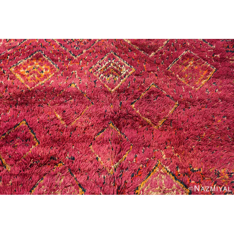 Tapis marocain rétro vintage