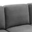Canapé modulaire en U rembourré de polyester avec pieds en métal-1632350908
