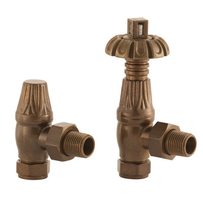 Abe Heating Thermostatic Radiator Valve with Wheel Head & Lockshield