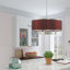 Lustre tambour à abat-jour Berthine-957907448