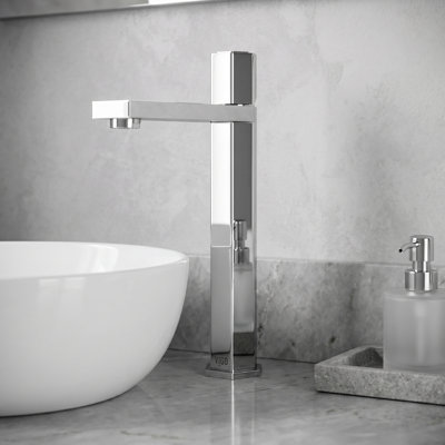 Nova 10" H Single Handle Vessel Sink Bathroom Faucet