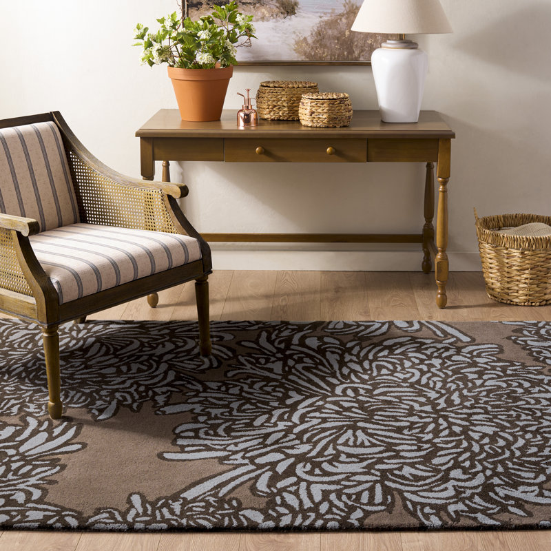 Tapis en laine touffeté à la main Coreatha Martha Stewart, Rond 8 pi