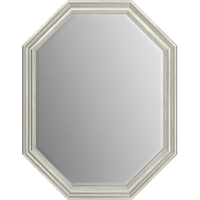 Octagonal Deluxe Modern Beveled Bathroom/Vanity Mirror