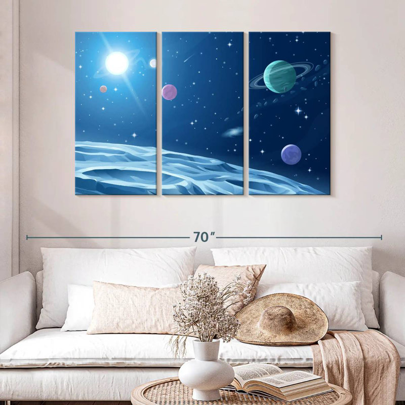 Ashelle Deep Space, 32" H x 50" W