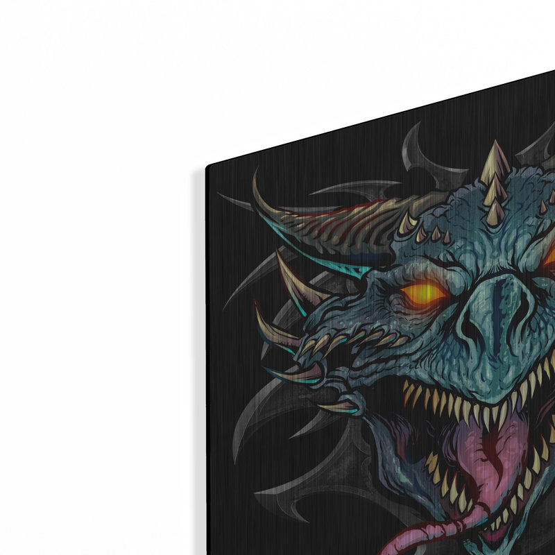 «Dragon Head» par Flyland Designs, H 12 po x l 12 po