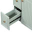 Meuble-lavabo de 61 cm (24 po) - Lavabo en céramique, design pratique avec lavabo et grand espace de rangement, élégant