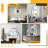 Unique Irregular Shaped Wooden Wall Mirror – Modern Rustic Accent Mirror for Living Room, Bedroom, Bathroom, or Entryway – Stylish Home Décor-886892438-886892443