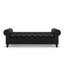 Banc de rangement 67 po en similicuir rembourré avec accoudoirs roulés-7769082-7769085