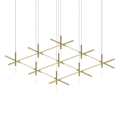 Labyrinth Dimmable LED Modern Linear Chandelier
