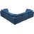 Atis Velvet L-Shaped Sectional Reversible-583503555