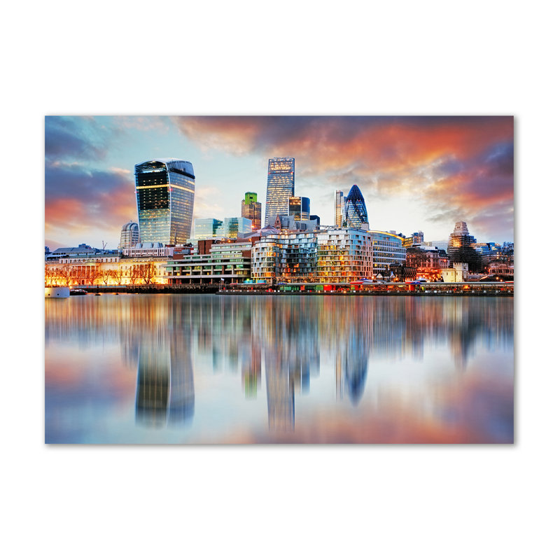 Panorama of London 1 Piece Wall Art on Canvas