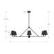 Kinston 6 Light Metal Dimmable Chandelier