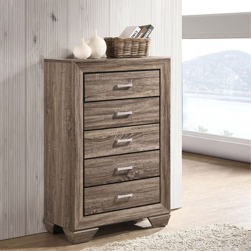 Commode de chambre 5 tiroirs Harrison