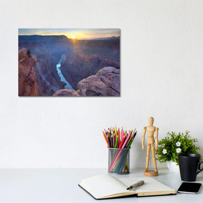 Sunrise As Seen From Toroweap Overlook by Tim Fitzharris - Wrapped Canvas Print