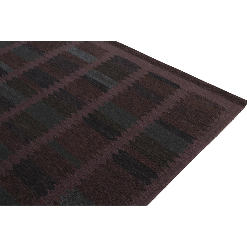Scandinavian Wool Geometric Area Rug, Rectangle 12' x 16'