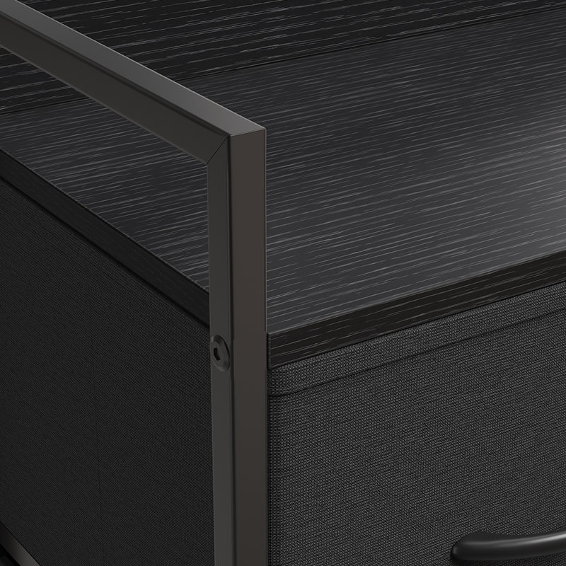 100cm W Chest of Drawers, Black
