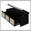 Banc de rangement avec tiroirs en rotin et bouton amovible-506135779