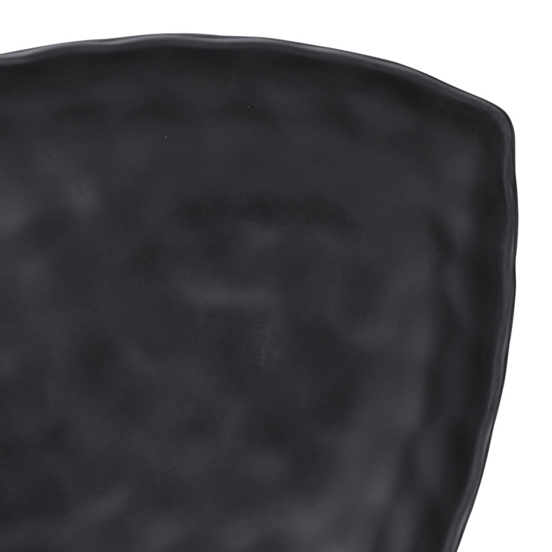 Elite Global Solutions Zen Melamine Platter, Black