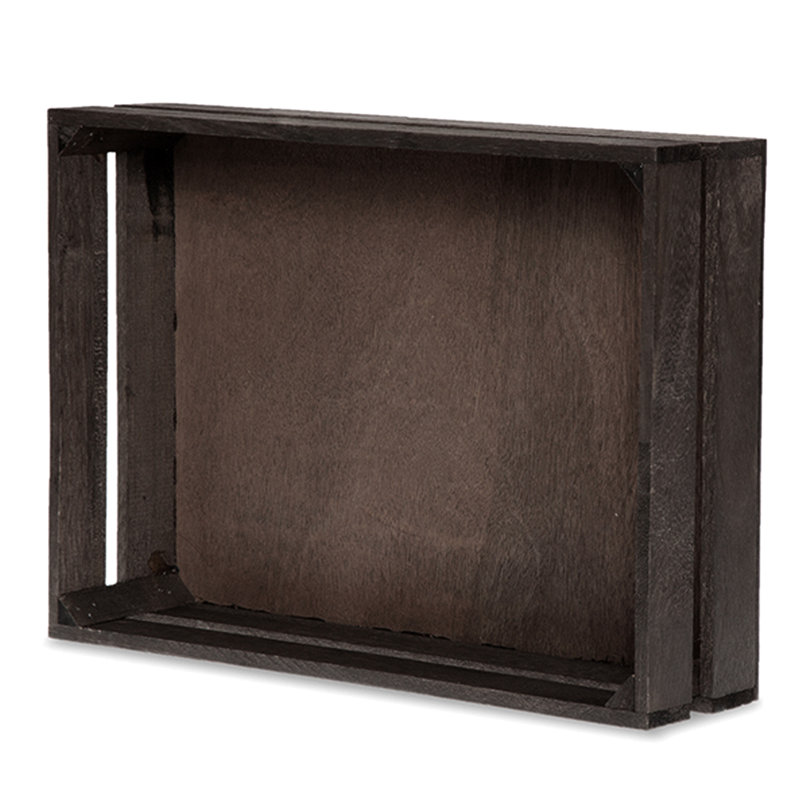 Caisse en bois, Brun
