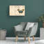 Art mural sur toile tendue - "Rendu classique 2" de Gail Fraser pour décoration de salon, de chambre à coucher ou de bureau - 12 x 19