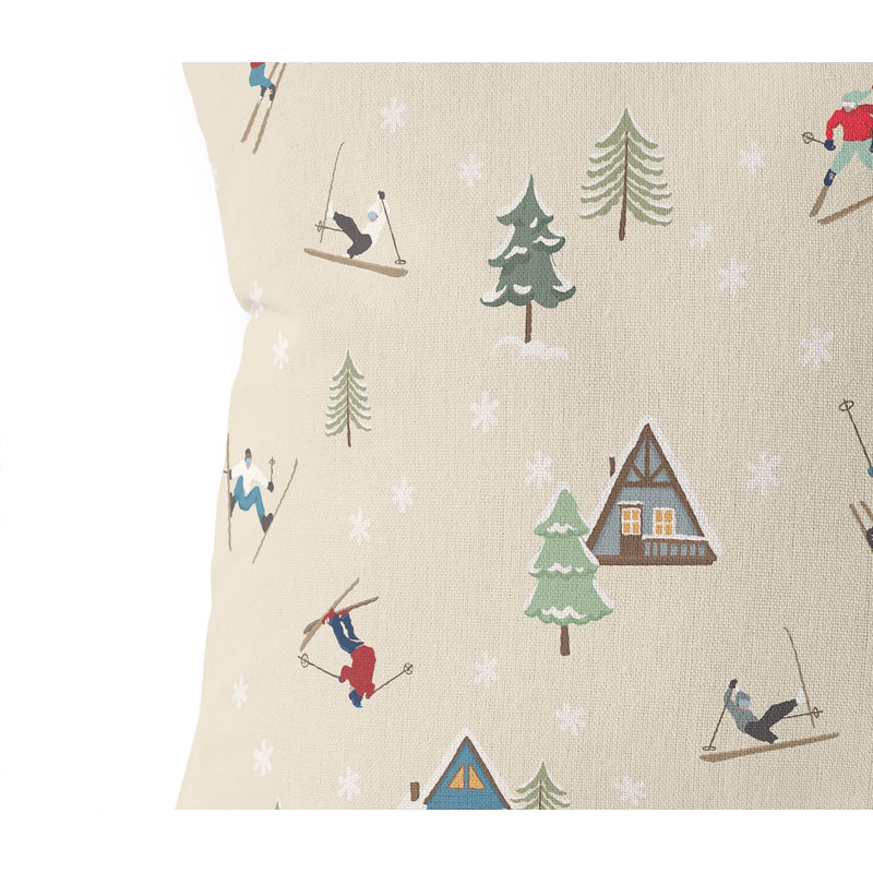 Coussin d'intérieur Downhill, Ivoire ivoire, Carré de 26 po
