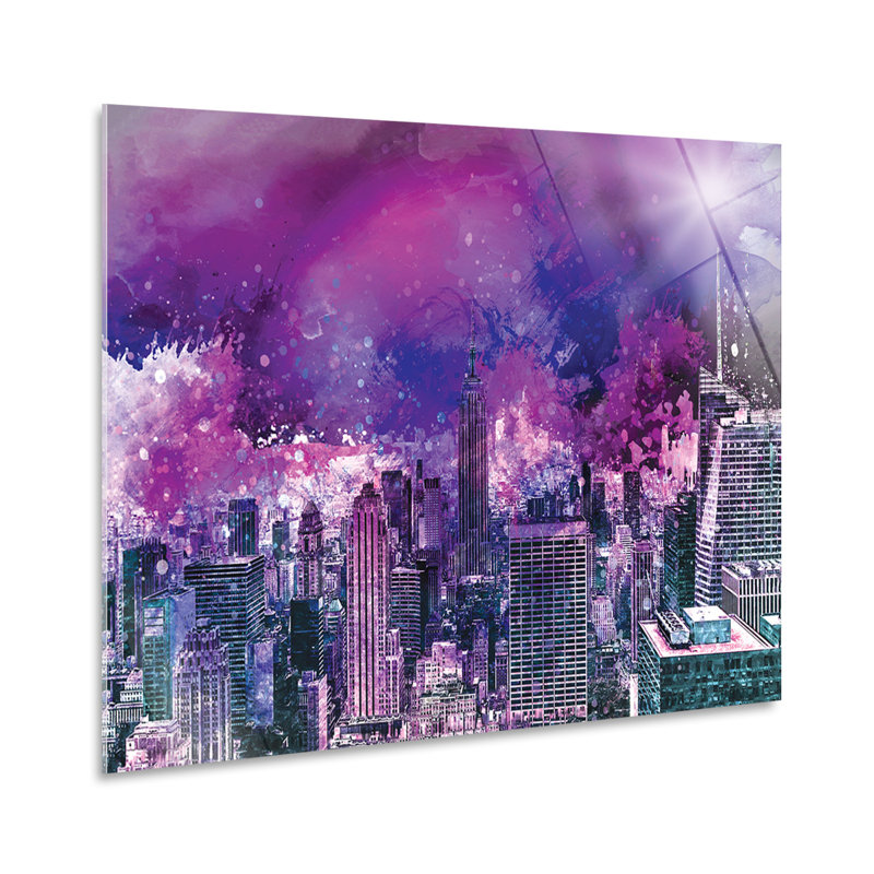 NY 1 Piece Painting, 65cm H x 95cm W