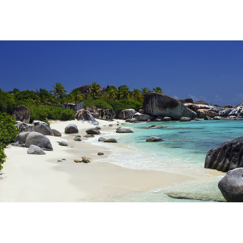 The baths beautiful beach in virgin gorda, 61cm H x 91cm W