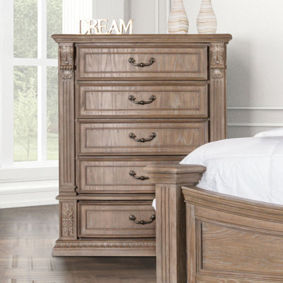 Seven Oaks Transitional Chest, Antique Oak