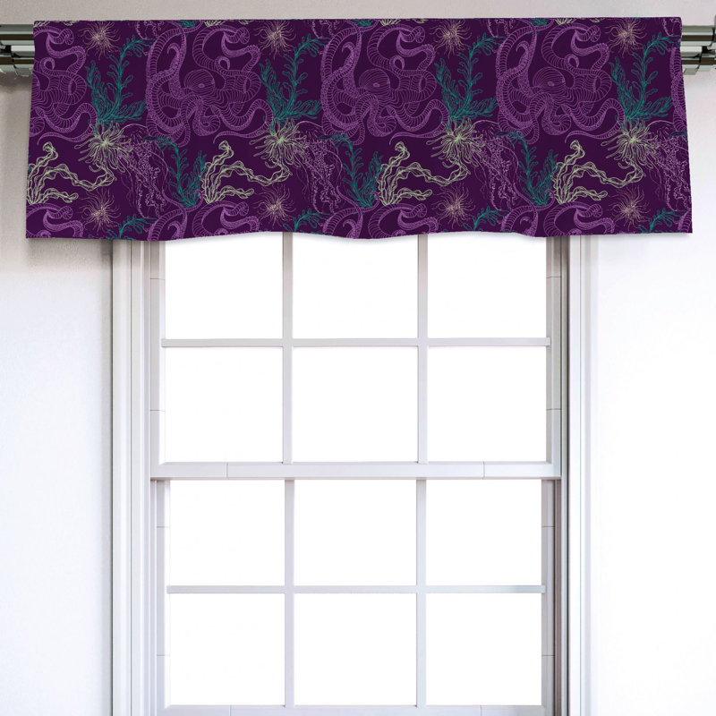 Sateen Ruffled Window Valance