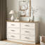 Bedside Table And 6 Drawer Chest Bedroom Set-2081879523