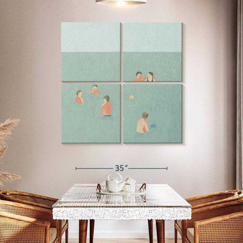 Senne The Swimmers II, 45" H x 45" W