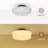 White Glass Semi Flush Ceiling Light