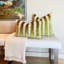 Housse de coussin en velours Chartreuse