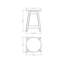 Solid Wood Accent Stool