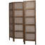 Brown Wood Handmade Hinged Foldable Partition